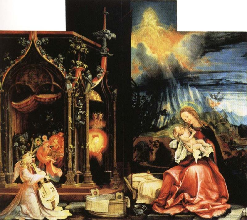 Matthias  Grunewald Isenheim Altar Allegory of the Nativity Spain oil painting art